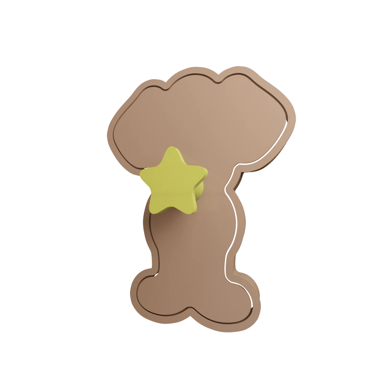Muscled Gingerbread Man Fitness | Cookie and Clay Cutter