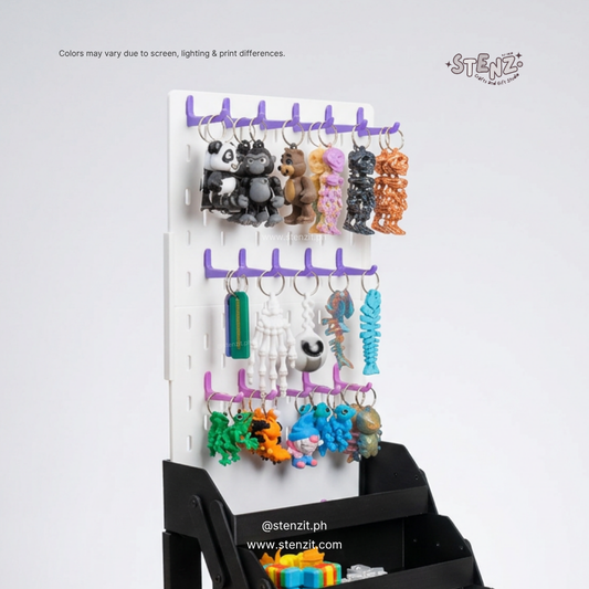 Portable Collapsible Display Pegboard
