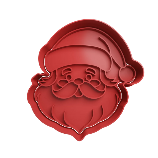 Santa Claus Head  | Cookie and Clay Cutter