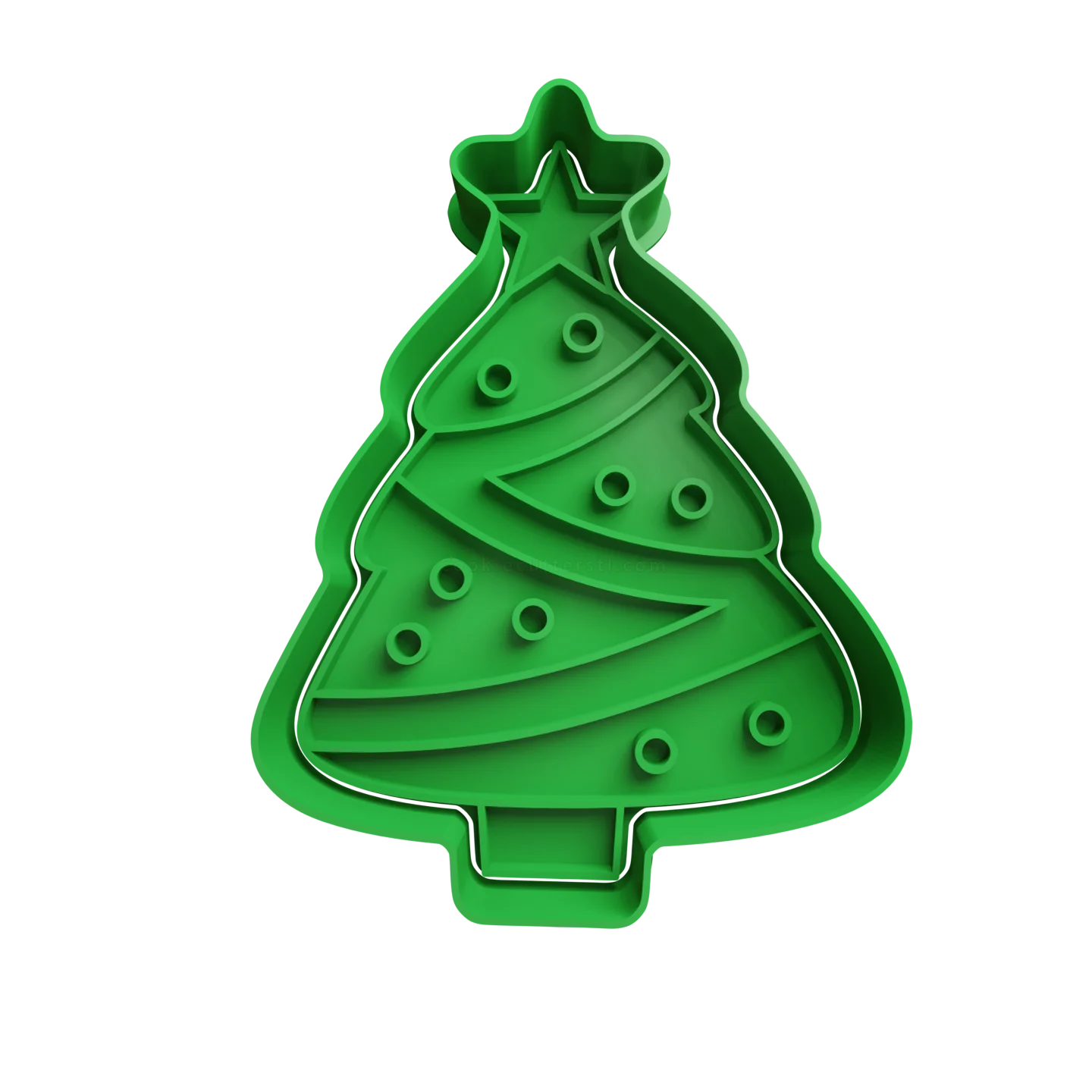 Pohon Natal | Cetakan Kue dan Tanah Liat