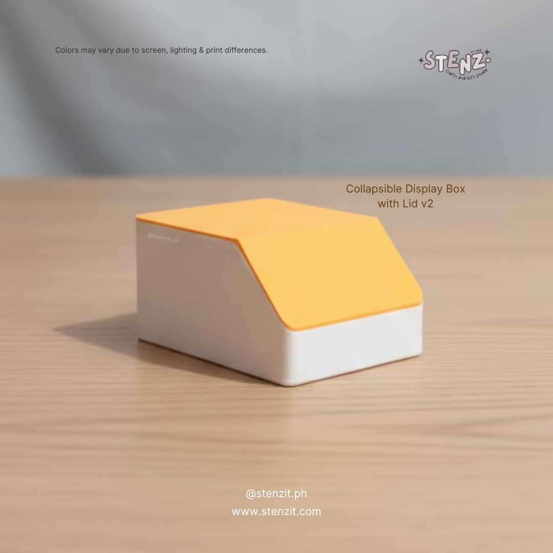 Collapsible Display Storage Box | With Lid