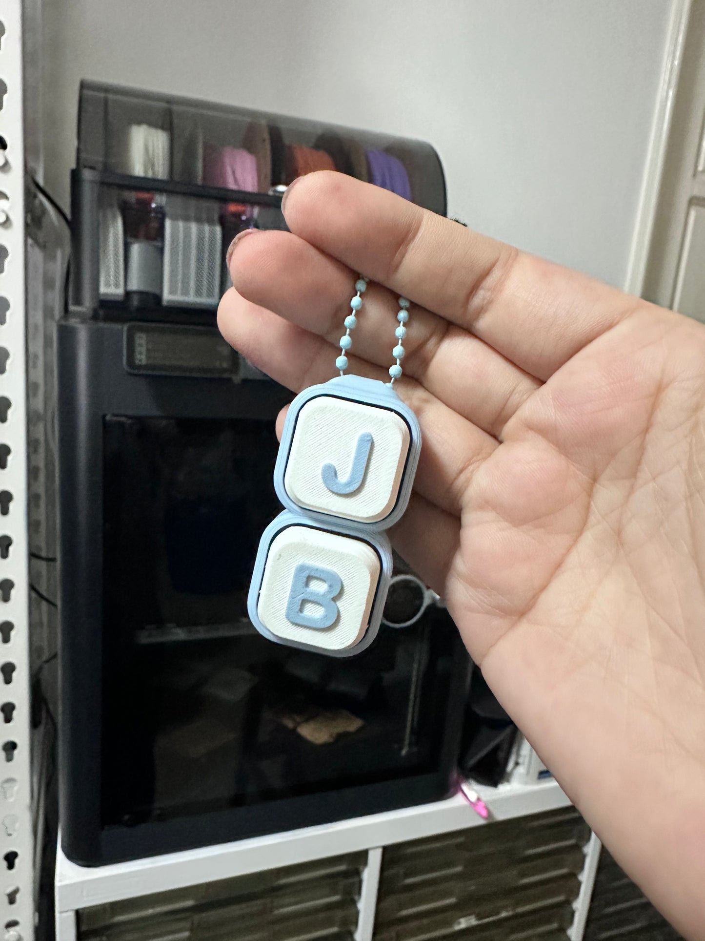 Letter Clicker Fidget | Square, Hexagon | Made-to-Order