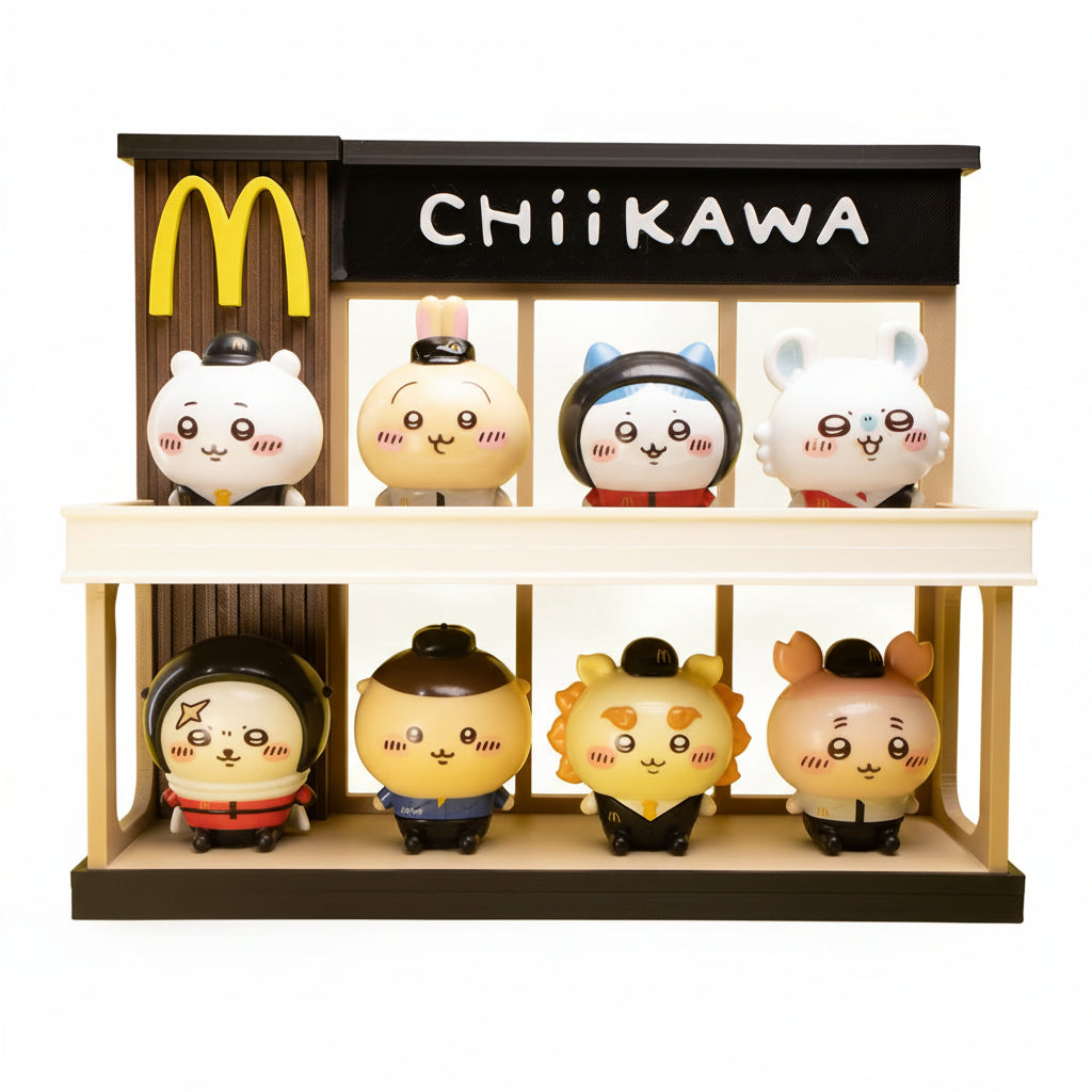 Kiddie Meal Toy Display | Spider-Man & Chiikawa
