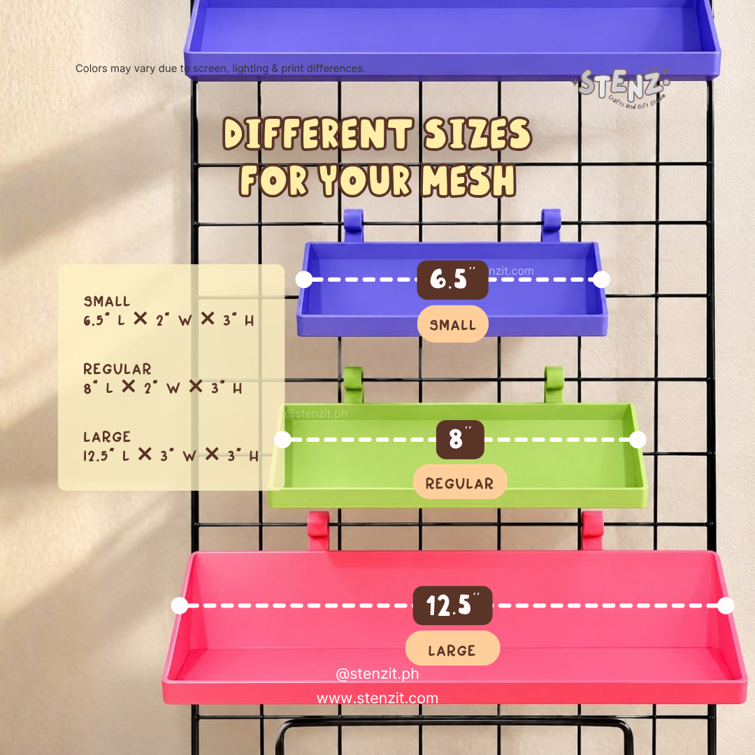Mesh Grid Display Baskets