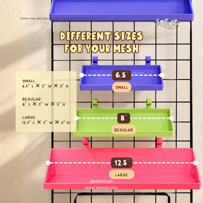 Mesh Grid Display Baskets