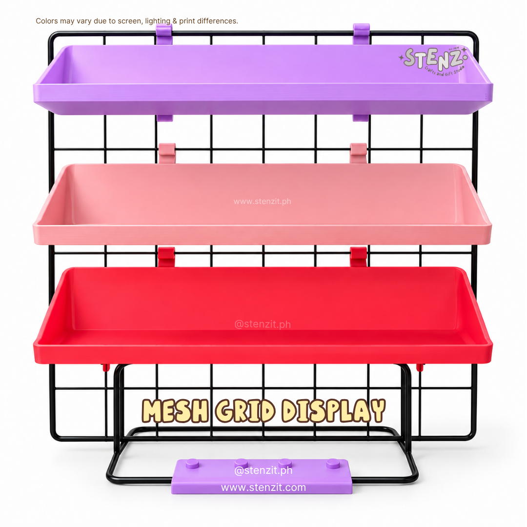 Mesh Grid Display Baskets