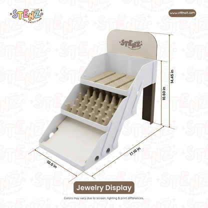 Jewelry Collapsible Display | Ring, Earring, Necklace, Holder