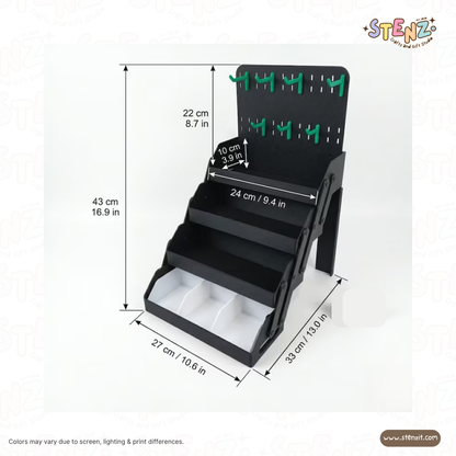 Portable Collapsible Display | Full Body with Peg Board (Complete Set)